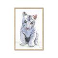 Picture of White Tiger Cub _GroupedProduct_Rectangle_Portrait_Mini_ _GroupedProduct_Rectangle_Portrait_Framed_Matted_