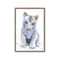 Picture of White Tiger Cub _GroupedProduct_Rectangle_Portrait_Mini_ _GroupedProduct_Rectangle_Portrait_Framed_Matted_
