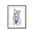 Picture of White Tiger Cub _GroupedProduct_Rectangle_Portrait_Mini_ _GroupedProduct_Rectangle_Portrait_Framed_Matted_