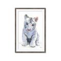 Picture of White Tiger Cub _GroupedProduct_Rectangle_Portrait_Mini_ _GroupedProduct_Rectangle_Portrait_Framed_Matted_