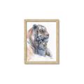 Picture of Mom and Baby Tiger _GroupedProduct_Rectangle_Portrait_Mini_ _GroupedProduct_Rectangle_Portrait_Framed_Matted_