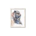 Picture of Mom and Baby Tiger _GroupedProduct_Rectangle_Portrait_Mini_ _GroupedProduct_Rectangle_Portrait_Framed_Matted_