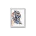 Picture of Mom and Baby Tiger _GroupedProduct_Rectangle_Portrait_Mini_ _GroupedProduct_Rectangle_Portrait_Framed_Matted_