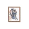 Picture of Mom and Baby Tiger _GroupedProduct_Rectangle_Portrait_Mini_ _GroupedProduct_Rectangle_Portrait_Framed_Matted_