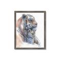 Picture of Mom and Baby Tiger _GroupedProduct_Rectangle_Portrait_Mini_ _GroupedProduct_Rectangle_Portrait_Framed_Matted_