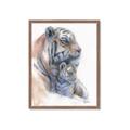 Picture of Mom and Baby Tiger _GroupedProduct_Rectangle_Portrait_Mini_ _GroupedProduct_Rectangle_Portrait_Framed_Matted_