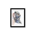 Picture of Mom and Baby Tiger _GroupedProduct_Rectangle_Portrait_Mini_ _GroupedProduct_Rectangle_Portrait_Framed_Matted_