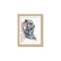 Picture of Mom and Baby Tiger _GroupedProduct_Rectangle_Portrait_Mini_ _GroupedProduct_Rectangle_Portrait_Framed_Matted_