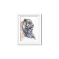 Picture of Mom and Baby Tiger _GroupedProduct_Rectangle_Portrait_Mini_ _GroupedProduct_Rectangle_Portrait_Framed_Matted_