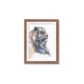Picture of Mom and Baby Tiger _GroupedProduct_Rectangle_Portrait_Mini_ _GroupedProduct_Rectangle_Portrait_Framed_Matted_