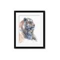 Picture of Mom and Baby Tiger _GroupedProduct_Rectangle_Portrait_Mini_ _GroupedProduct_Rectangle_Portrait_Framed_Matted_