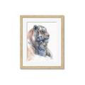 Picture of Mom and Baby Tiger _GroupedProduct_Rectangle_Portrait_Mini_ _GroupedProduct_Rectangle_Portrait_Framed_Matted_