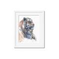 Picture of Mom and Baby Tiger _GroupedProduct_Rectangle_Portrait_Mini_ _GroupedProduct_Rectangle_Portrait_Framed_Matted_