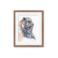 Picture of Mom and Baby Tiger _GroupedProduct_Rectangle_Portrait_Mini_ _GroupedProduct_Rectangle_Portrait_Framed_Matted_