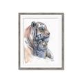 Picture of Mom and Baby Tiger _GroupedProduct_Rectangle_Portrait_Mini_ _GroupedProduct_Rectangle_Portrait_Framed_Matted_