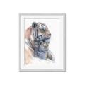 Picture of Mom and Baby Tiger _GroupedProduct_Rectangle_Portrait_Mini_ _GroupedProduct_Rectangle_Portrait_Framed_Matted_