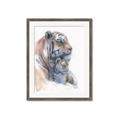 Picture of Mom and Baby Tiger _GroupedProduct_Rectangle_Portrait_Mini_ _GroupedProduct_Rectangle_Portrait_Framed_Matted_