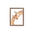 Picture of Mom and baby Giraffe _GroupedProduct_Rectangle_Portrait_Mini_ _GroupedProduct_Rectangle_Portrait_Framed_Matted_