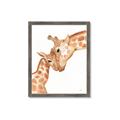 Picture of Mom and baby Giraffe _GroupedProduct_Rectangle_Portrait_Mini_ _GroupedProduct_Rectangle_Portrait_Framed_Matted_