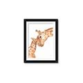 Picture of Mom and baby Giraffe _GroupedProduct_Rectangle_Portrait_Mini_ _GroupedProduct_Rectangle_Portrait_Framed_Matted_