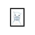 Picture of Halle Hippo _GroupedProduct_Rectangle_Portrait_Mini_ _GroupedProduct_Rectangle_Portrait_Framed_Matted_