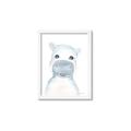Picture of Halle Hippo _GroupedProduct_Rectangle_Portrait_Mini_ _GroupedProduct_Rectangle_Portrait_Framed_Matted_