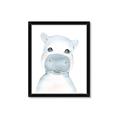 Picture of Halle Hippo _GroupedProduct_Rectangle_Portrait_Mini_ _GroupedProduct_Rectangle_Portrait_Framed_Matted_