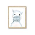 Picture of Halle Hippo _GroupedProduct_Rectangle_Portrait_Mini_ _GroupedProduct_Rectangle_Portrait_Framed_Matted_