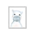 Picture of Halle Hippo _GroupedProduct_Rectangle_Portrait_Mini_ _GroupedProduct_Rectangle_Portrait_Framed_Matted_