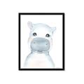 Picture of Halle Hippo _GroupedProduct_Rectangle_Portrait_Mini_ _GroupedProduct_Rectangle_Portrait_Framed_Matted_