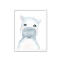 Picture of Halle Hippo _GroupedProduct_Rectangle_Portrait_Mini_ _GroupedProduct_Rectangle_Portrait_Framed_Matted_