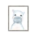 Picture of Halle Hippo _GroupedProduct_Rectangle_Portrait_Mini_ _GroupedProduct_Rectangle_Portrait_Framed_Matted_