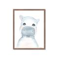 Picture of Halle Hippo _GroupedProduct_Rectangle_Portrait_Mini_ _GroupedProduct_Rectangle_Portrait_Framed_Matted_