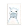 Picture of Halle Hippo _GroupedProduct_Rectangle_Portrait_Mini_ _GroupedProduct_Rectangle_Portrait_Framed_Matted_