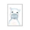 Picture of Halle Hippo _GroupedProduct_Rectangle_Portrait_Mini_ _GroupedProduct_Rectangle_Portrait_Framed_Matted_