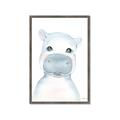 Picture of Halle Hippo _GroupedProduct_Rectangle_Portrait_Mini_ _GroupedProduct_Rectangle_Portrait_Framed_Matted_