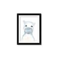 Picture of Halle Hippo _GroupedProduct_Rectangle_Portrait_Mini_ _GroupedProduct_Rectangle_Portrait_Framed_Matted_