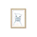 Picture of Halle Hippo _GroupedProduct_Rectangle_Portrait_Mini_ _GroupedProduct_Rectangle_Portrait_Framed_Matted_