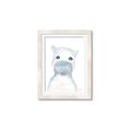 Picture of Halle Hippo _GroupedProduct_Rectangle_Portrait_Mini_ _GroupedProduct_Rectangle_Portrait_Framed_Matted_