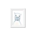 Picture of Halle Hippo _GroupedProduct_Rectangle_Portrait_Mini_ _GroupedProduct_Rectangle_Portrait_Framed_Matted_