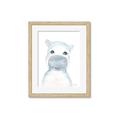 Picture of Halle Hippo _GroupedProduct_Rectangle_Portrait_Mini_ _GroupedProduct_Rectangle_Portrait_Framed_Matted_