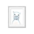 Picture of Halle Hippo _GroupedProduct_Rectangle_Portrait_Mini_ _GroupedProduct_Rectangle_Portrait_Framed_Matted_