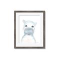 Picture of Halle Hippo _GroupedProduct_Rectangle_Portrait_Mini_ _GroupedProduct_Rectangle_Portrait_Framed_Matted_