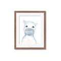 Picture of Halle Hippo _GroupedProduct_Rectangle_Portrait_Mini_ _GroupedProduct_Rectangle_Portrait_Framed_Matted_