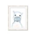Picture of Halle Hippo _GroupedProduct_Rectangle_Portrait_Mini_ _GroupedProduct_Rectangle_Portrait_Framed_Matted_