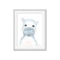 Picture of Halle Hippo _GroupedProduct_Rectangle_Portrait_Mini_ _GroupedProduct_Rectangle_Portrait_Framed_Matted_