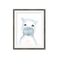 Picture of Halle Hippo _GroupedProduct_Rectangle_Portrait_Mini_ _GroupedProduct_Rectangle_Portrait_Framed_Matted_