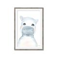 Picture of Halle Hippo _GroupedProduct_Rectangle_Portrait_Mini_ _GroupedProduct_Rectangle_Portrait_Framed_Matted_