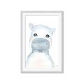 Picture of Halle Hippo _GroupedProduct_Rectangle_Portrait_Mini_ _GroupedProduct_Rectangle_Portrait_Framed_Matted_