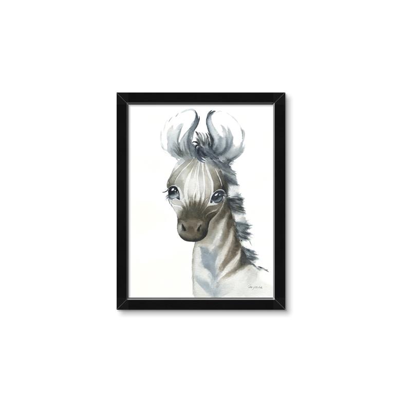 Picture of Nursery Zebra _GroupedProduct_Rectangle_Portrait_Mini_ _GroupedProduct_Rectangle_Portrait_Framed_Matted_